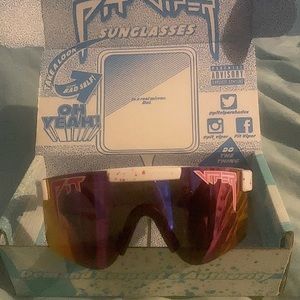 White and pink pit viper they are new